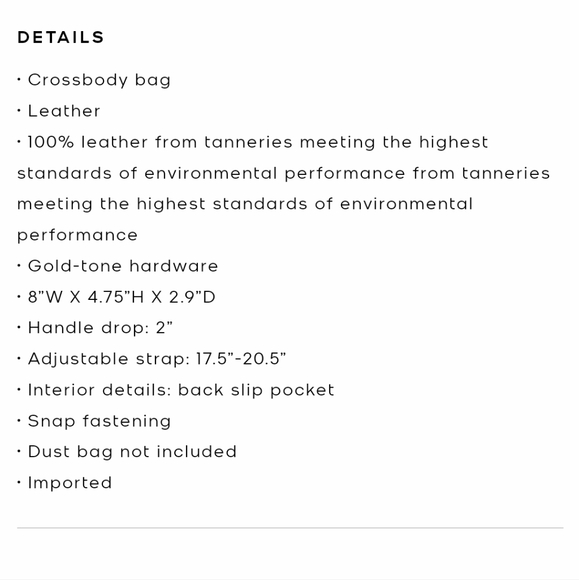 Michael Kors Lita Small Leather Crossbody Bag - Picture 7 of 7